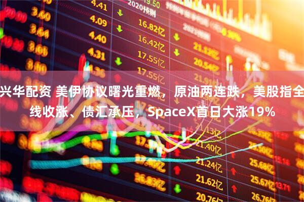 兴华配资 美伊协议曙光重燃，原油两连跌，美股指全线收涨、债汇承压，SpaceX首日大涨19%