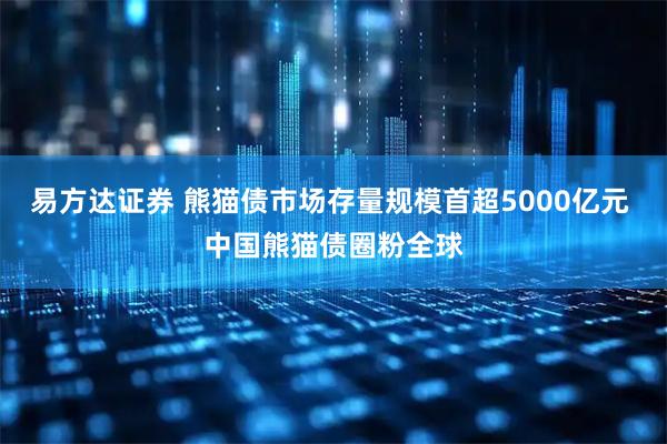 易方达证券 熊猫债市场存量规模首超5000亿元 中国熊猫债圈粉全球