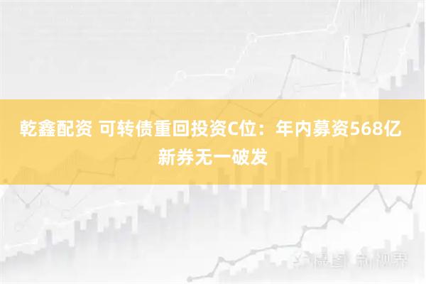 乾鑫配资 可转债重回投资C位：年内募资568亿 新券无一破发